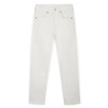 Pantalon 5 poches toile denim blanche