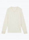 Pull Col V Off White