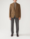 Veste Tweed Glencheck Marron et Rouge