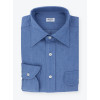Chemise Denim Uni Bleu