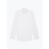 Chemise blanche à plastron plissé