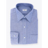 Chemise Chambray Uni Bleu