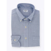 Chemise Oxford Uni Bleu