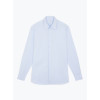 Chemise Popeline Uni Bleu