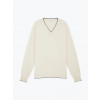 Pull Coton Cachemire Ecru