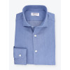 Chemise Denim Uni Bleu