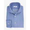 Chemise Denim Uni Bleu