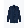 Chemise Oxford Marine Rayure Verte