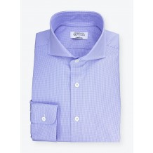 Chemise Oxford Uni Bleu