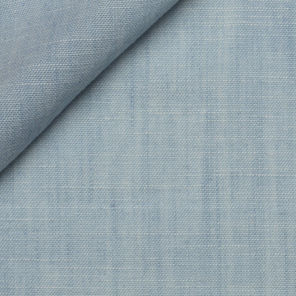 Chemise Denim Uni Bleu