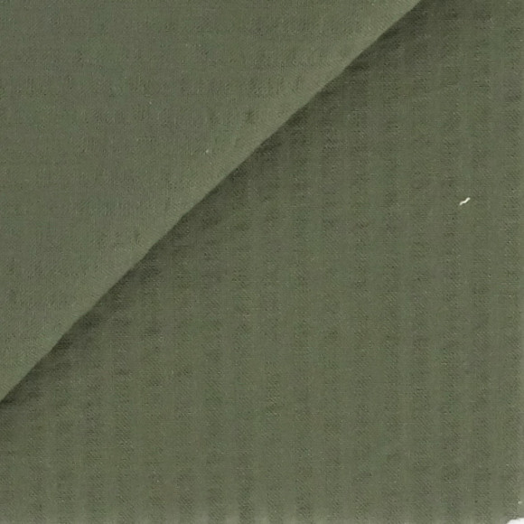 Seersucker Rayé Vert