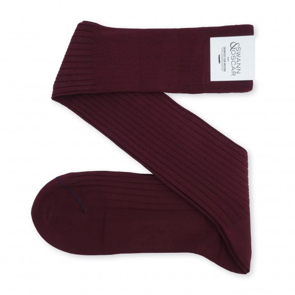 Chaussettes Bordeaux (Hautes)