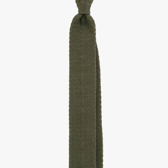 Cravate Tricot Khaki