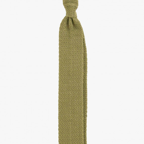Cravate Tricot Olive