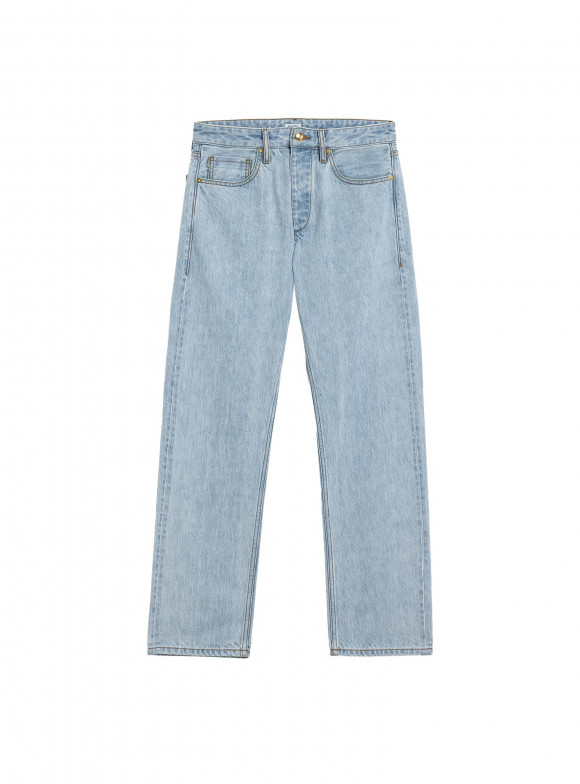 Jean Selvedge Délavé Clair