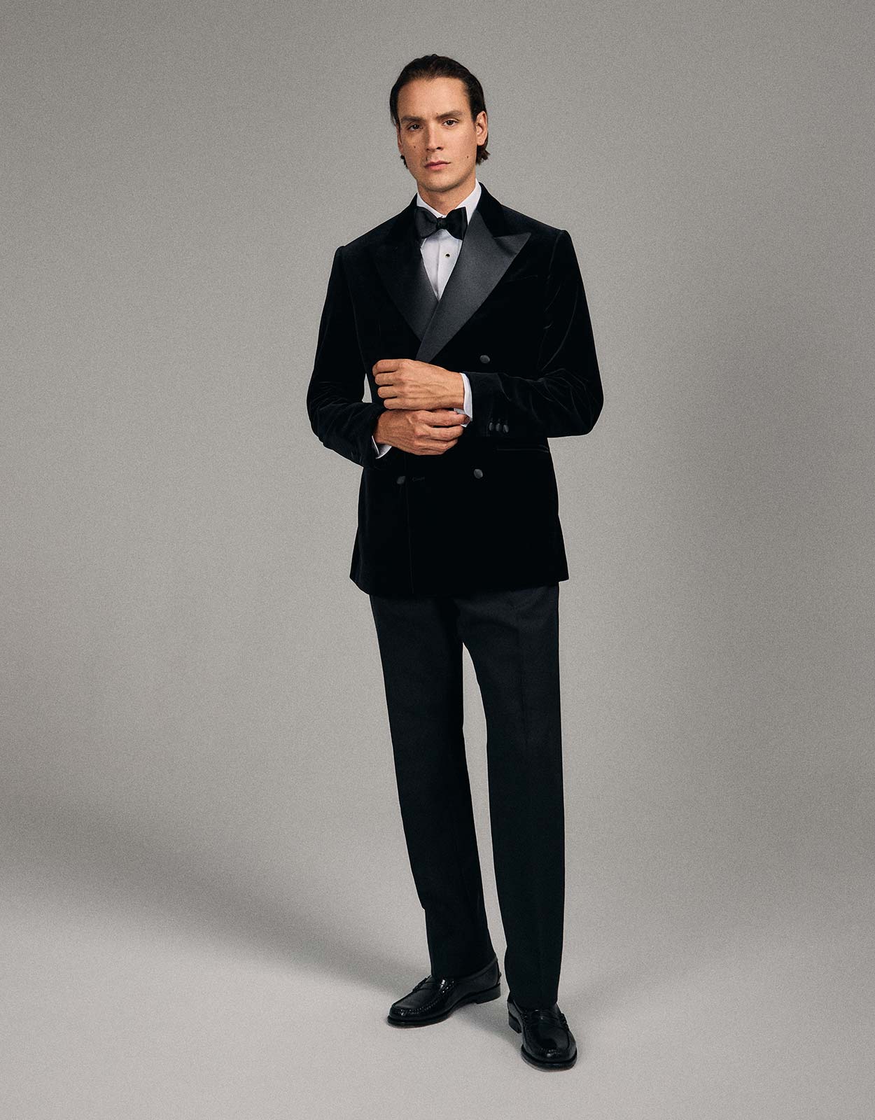 Le Veste Smoking Croisé Velours