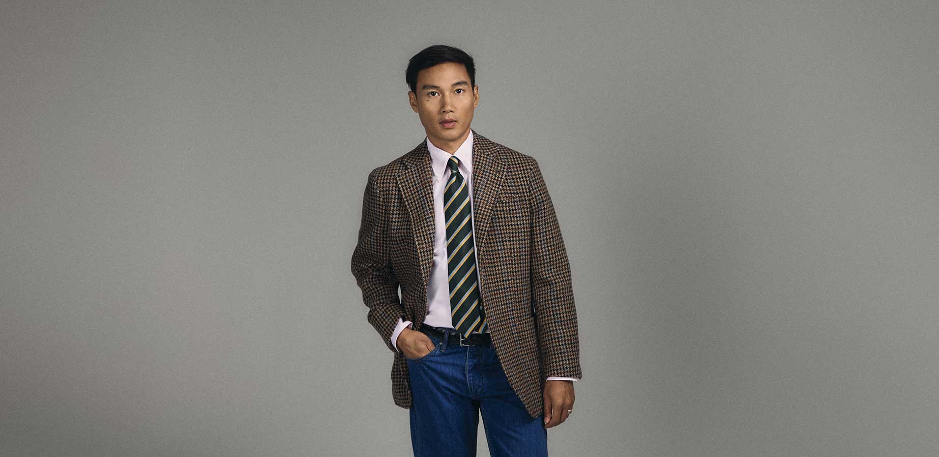 La veste sport Harris Tweed