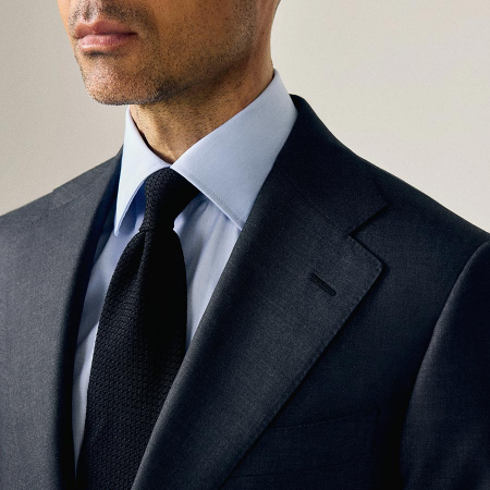 Le costume gris 100% entoilé