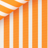 Popeline Rayé Orange