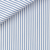 Twill Rayé Bleu