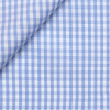 Popeline Carreaux Bleu