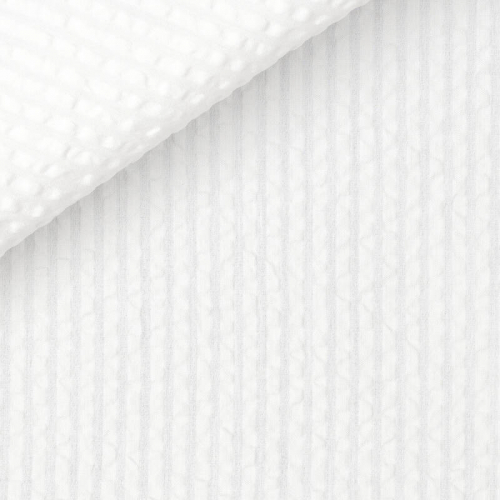 Seersucker Uni Blanc