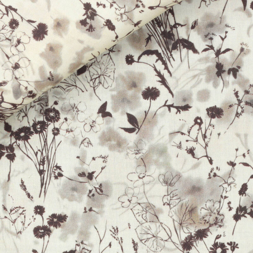 Mousseline Motif Beige