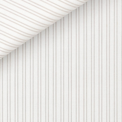 Mixte Rayé Marron Beige
