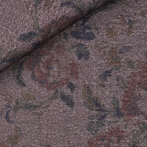 Twill Motif Gris Marron
