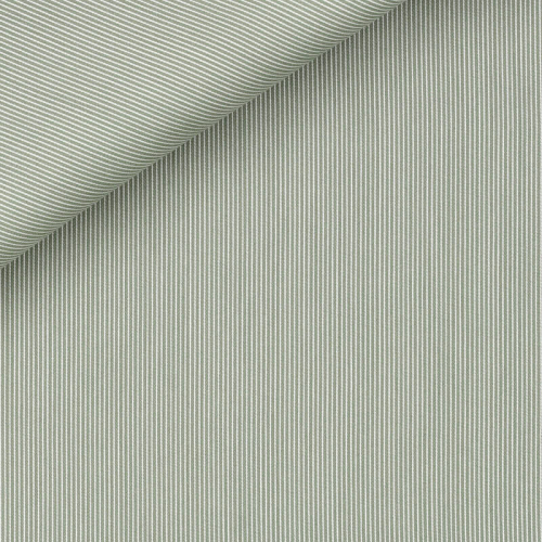 Twill Rayé Gris