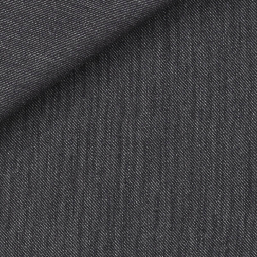 Twill Uni Gris Noir
