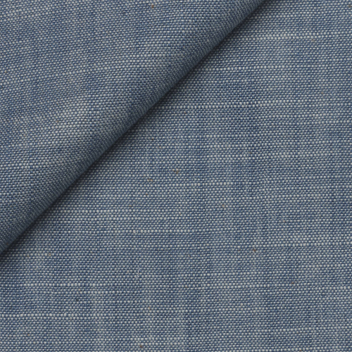 Chambray Uni Bleu