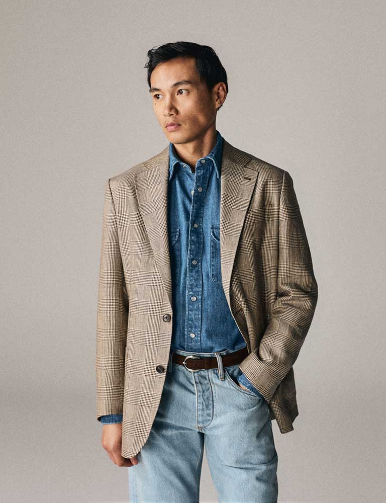 La veste en lin d’été