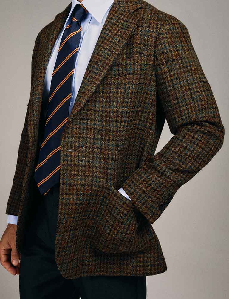 Veste Gun Club Harris Tweed