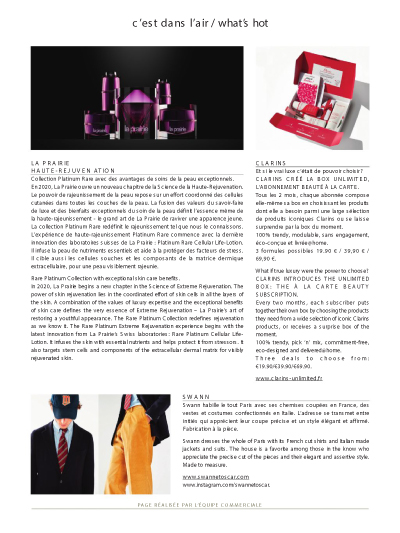 Air France Magazine - Sur-mesure