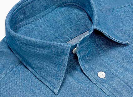 Chemises Casual Denim