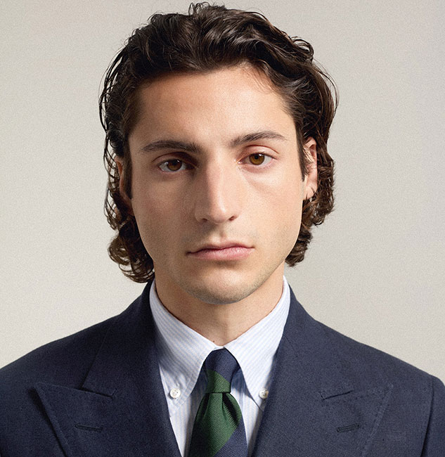 Tissu Oxford coton chemise sur mesure Swann Paris