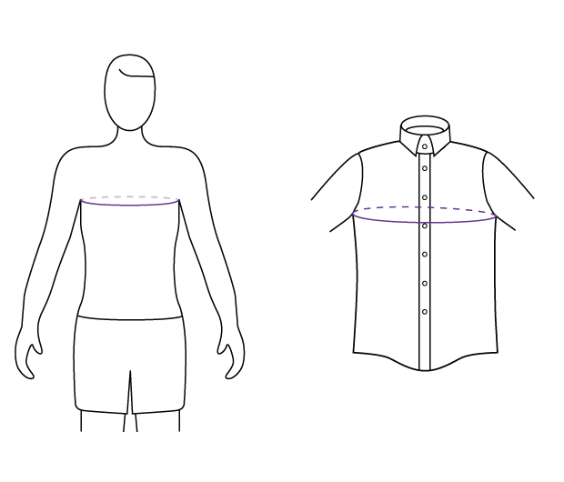 Mesures Corps vs Mesures sur Chemise