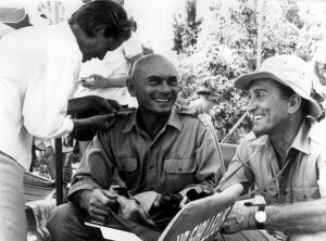 Yul Brynner et Kirk Douglas