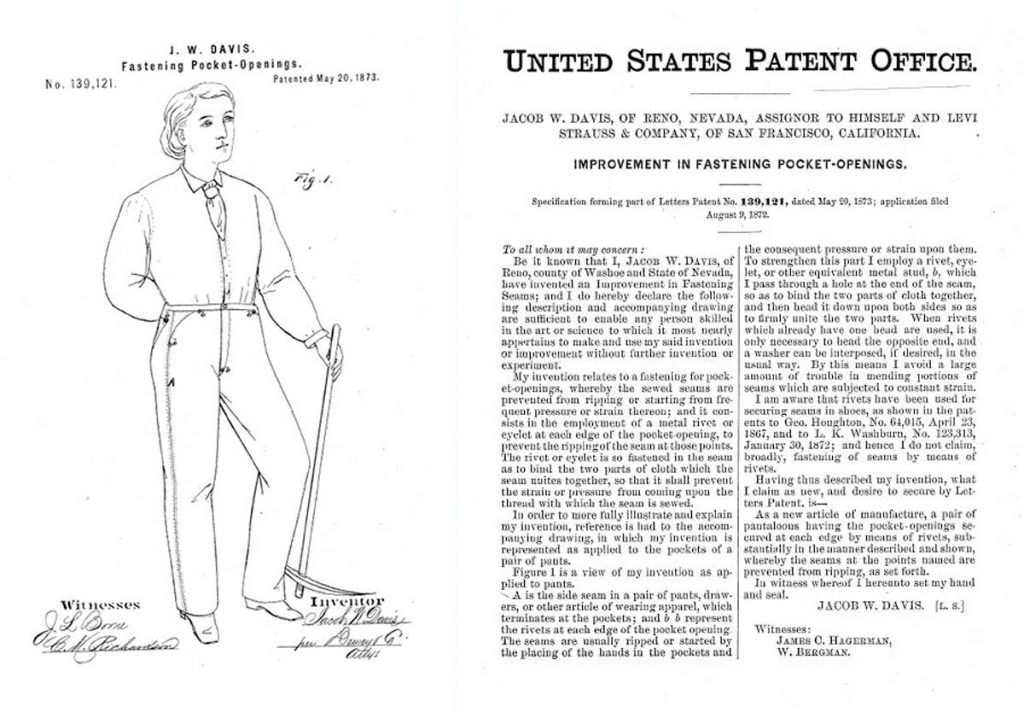 brevet-levis-strauss-patent