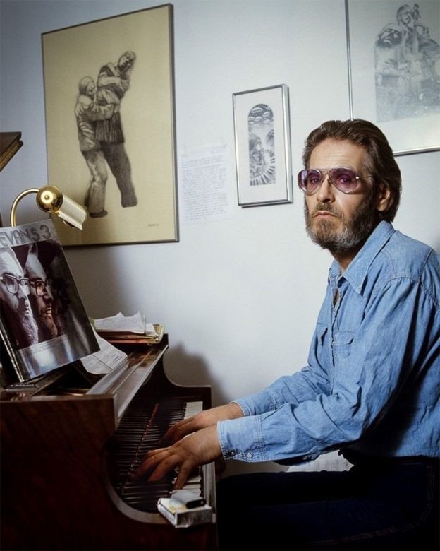 Bill Evans with denim shirt