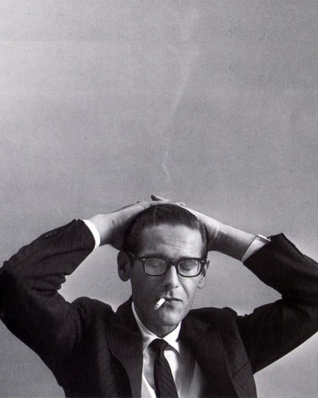 Bill Evans smoking